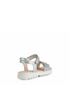 GIRL'S SANDAL - GEOX SILVER - J256EB 0NFEW 4
