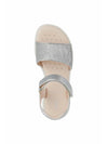 GIRL'S SANDAL - GEOX SILVER - J256EB 0NFEW 5