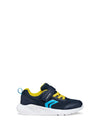 BOY'S SNEAKERS - GEOX NAVY-YELLOW - J36GBA 01454 1