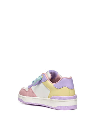 GIRL'S SNEAKERS - GEOX LILAC - J36HXD 054FU 3