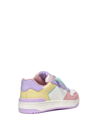 GIRL'S SNEAKERS - GEOX LILAC - J36HXD 054FU 4