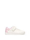 GIRL'S SNEAKERS - GEOX WHITE-PINK - J36LRA 054BJ 1