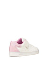 GIRL'S SNEAKERS - GEOX WHITE-PINK - J36LRA 054BJ 4