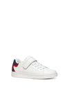 BOY'S SNEAKERS - GEOX WHITE-BLUE - J36LSA 000BC 2