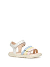 GIRL'S SANDAL - GEOX WHITE-MULTI - J458ZD 000BC 2
