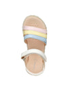 GIRL'S SANDAL - GEOX WHITE-MULTI - J458ZD 000BC 5
