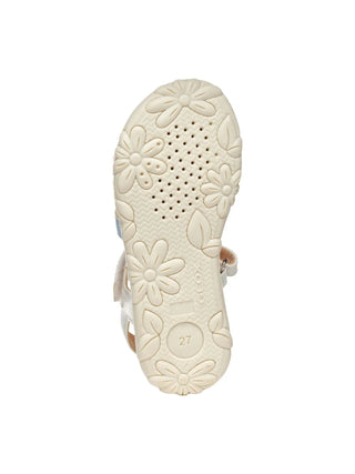 GIRL'S SANDAL - GEOX WHITE-MULTI - J458ZD 000BC 6