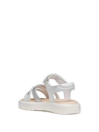 GIRL'S SANDAL - GEOX WHITE - J45DBI 000BC 3