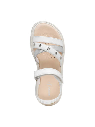 GIRL'S SANDAL - GEOX WHITE - J45DBI 000BC 5