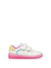 BOY'S SNEAKERS - GEOX WHITE-PINK - J45HXB 0003W 1