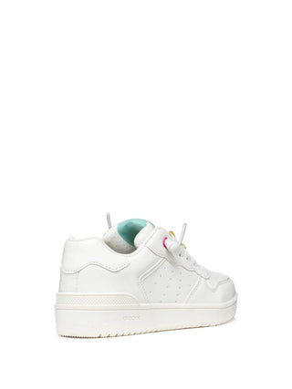 BOY'S SNEAKERS - GEOX WHITE-MULTI - J45HXD 000BC 4