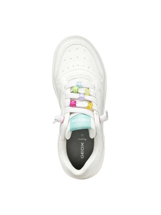BOY'S SNEAKERS - GEOX WHITE-MULTI - J45HXD 000BC 5