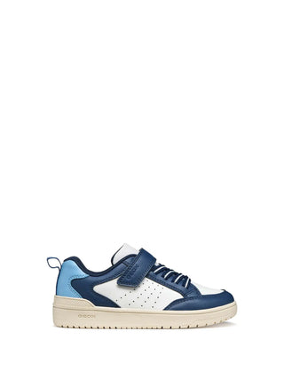 BOY'S SNEAKERS - GEOX WHITE-NAVY - J45LQA 000BC