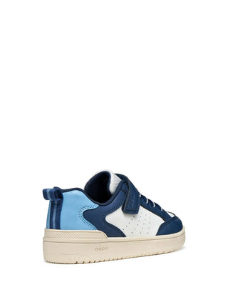 BOY'S SNEAKERS - GEOX WHITE-NAVY - J45LQA 000BC 4