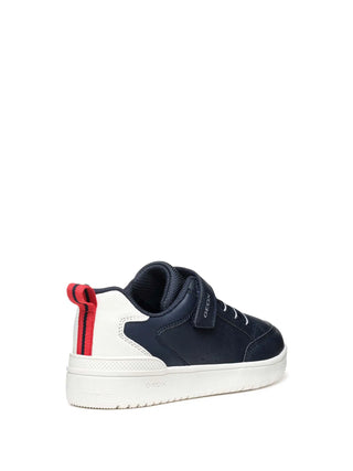 BOY'S SNEAKERS - GEOX NAVY-WHITE - J45LQA 05411 4