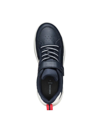 BOY'S SNEAKERS - GEOX NAVY-WHITE - J45LQA 05411 5