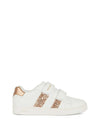 GIRL'S SNEAKERS - GEOX WHITE-PINK - J45LRA 000BC 1