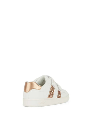 GIRL'S SNEAKERS - GEOX WHITE-PINK - J45LRA 000BC 4