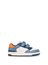 BOY'S SNEAKERS - GEOX WHITE-BLUE - J46LQA 000BC 1