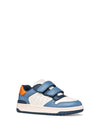 BOY'S SNEAKERS - GEOX WHITE-BLUE - J46LQA 000BC 2