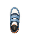BOY'S SNEAKERS - GEOX WHITE-BLUE - J46LQA 000BC 5