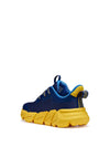 BOY'S SNEAKERS - GEOX NAVY-YELLOW - J46N1A 0149J 3
