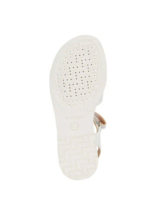 GIRL'S SANDAL - GEOX WHITE - J5235D 00254 6