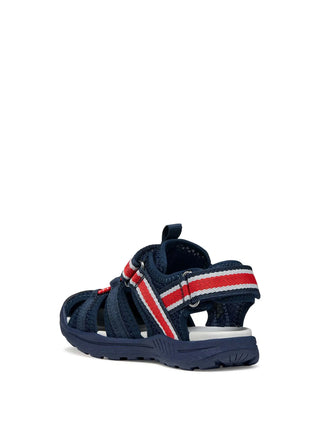 SPIDER BOY - GEOX NAVY-RED - J555XA 01454 3