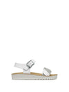 GIRL'S SANDAL - GEOX WHITE-SILVER - J55EAE 0BCEW 1