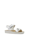 GIRL'S SANDAL - GEOX WHITE-SILVER - J55EAE 0BCEW 2
