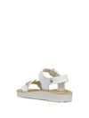 GIRL'S SANDAL - GEOX WHITE-SILVER - J55EAE 0BCEW 3