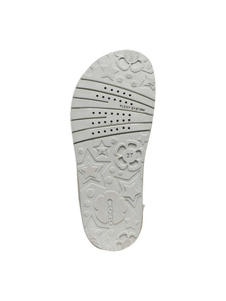 GIRL'S SANDAL - GEOX WHITE-SILVER - J55EAE 0BCEW 6