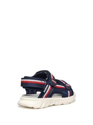 BOY'S SANDAL - GEOX NAVY-RED - J55F1C 01511 4