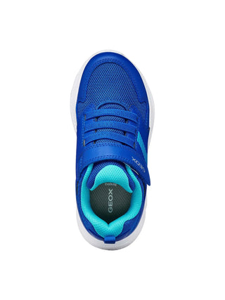BOY'S SNEAKERS - GEOX BLUE - J55GBA 0BC14 5