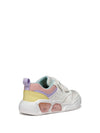 GIRLS' SNEAKERS - GEOX WHITE-MULTI - J55HPA 014BU 4