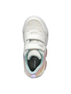 GIRLS' SNEAKERS - GEOX WHITE-MULTI - J55HPA 014BU 5