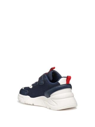 BOY'S SNEAKERS - GEOX NAVY-RED - J55MQB 01454 3