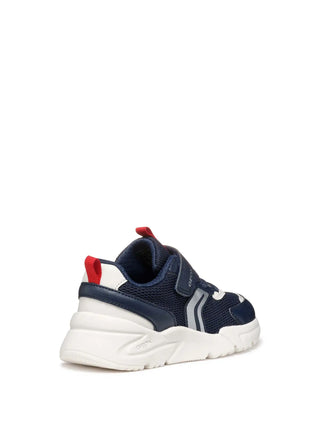 BOY'S SNEAKERS - GEOX NAVY-RED - J55MQB 01454 4
