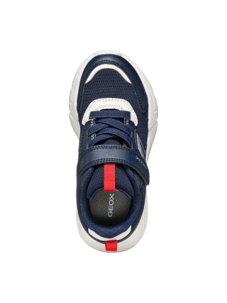 BOY'S SNEAKERS - GEOX NAVY-RED - J55MQB 01454 5