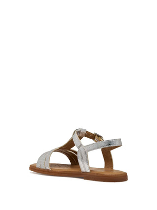 SANDALO RAGAZZA - GEOX ARGENTO - J6535B 000BN 3
