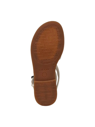 GIRL'S SANDAL - GEOX WHITE-MULTI - J6535D 000BC 6
