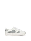 SNEAKERS RAGAZZA - GEOX BIANCO-ARGENTO - J654NB 0BCEW 1