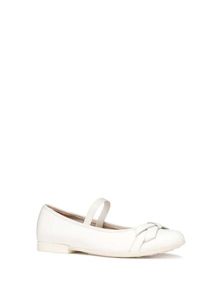 GIRL'S BALLERINA - GEOX WHITE - J6555A 00085 2