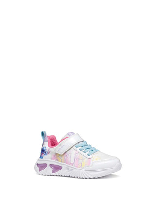 GIRLS' SNEAKERS - GEOX WHITE-MULTI - J65E9B 0AN02 2