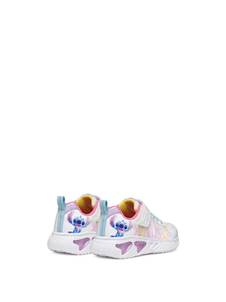 GIRLS' SNEAKERS - GEOX WHITE-MULTI - J65E9B 0AN02 3