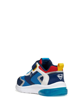 BOY'S SNEAKERS - GEOX BLUE-RED - J65LBB 01454 3