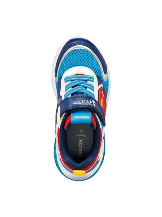 BOY'S SNEAKERS - GEOX BLUE-RED - J65LBB 01454 5