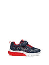 BOY'S SNEAKERS - GEOX NAVY-RED - J65LBC 014CE 1