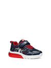 BOY'S SNEAKERS - GEOX NAVY-RED - J65LBC 014CE 2