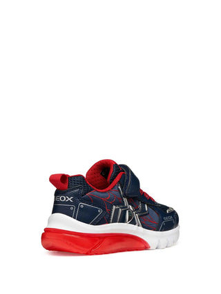 BOY'S SNEAKERS - GEOX NAVY-RED - J65LBC 014CE 4